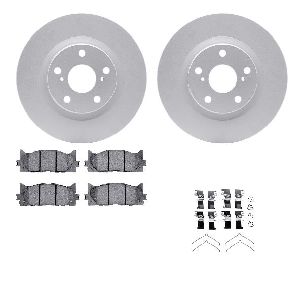 2013-2018 Lexus ES300h Disc Brake Kit - Front (Dynamic Friction)