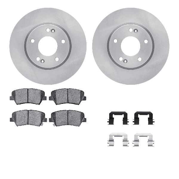 2012-2015 Hyundai Veloster Disc Brake Kit - Front (Dynamic Friction)
