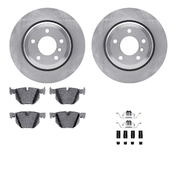 2009-2010 BMW 528i xDrive Disc Brake Kit - Rear (Dynamic Friction)