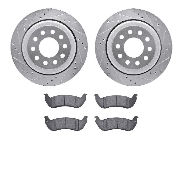 2003-2011 Lincoln Town Car Disc Brake Kit - Rear (Dynamic Friction)