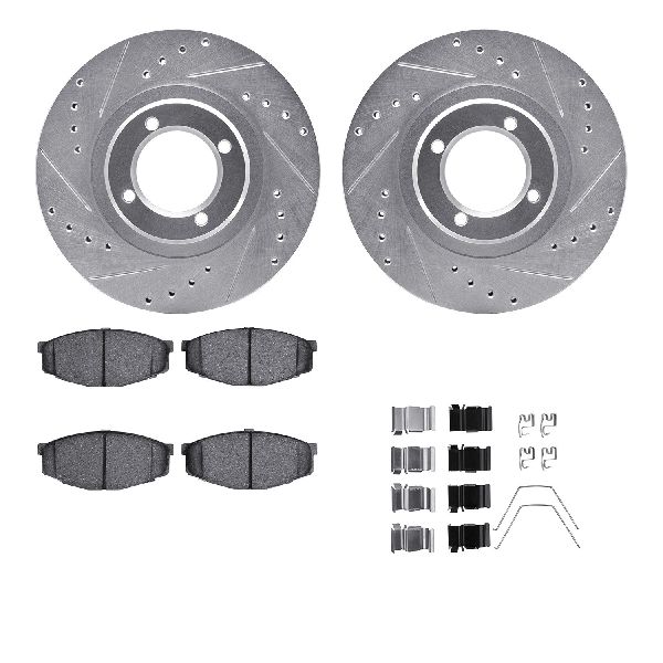 1985-1988 Toyota Cressida Disc Brake Kit - Front (Dynamic Friction)