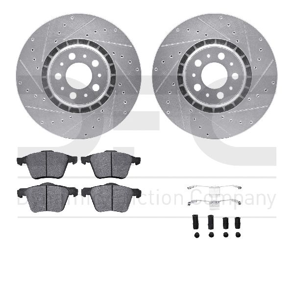 2003-2009 Volvo XC90 Disc Brake Kit - Front (Dynamic Friction)