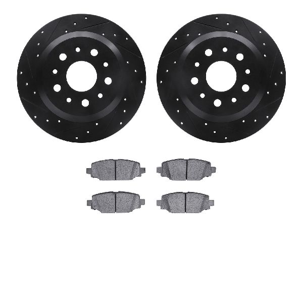 2018-2022 Jeep Wrangler Disc Brake Kit - Rear (Dynamic Friction)