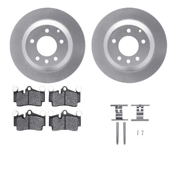 2007-2015 Audi Q7 Disc Brake Kit - Rear (Dynamic Friction)