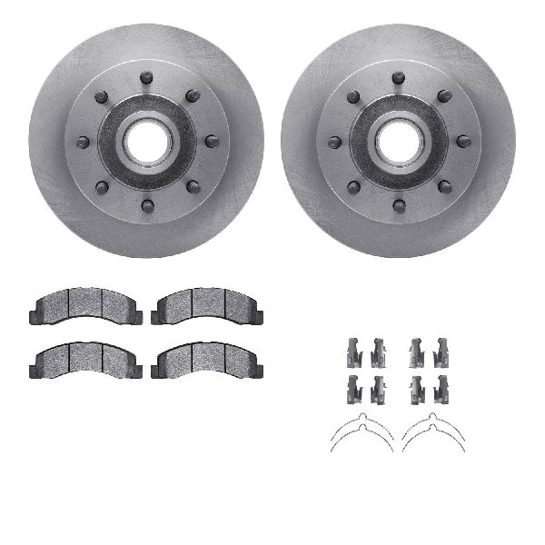 2000-2002 Ford Excursion Disc Brake Kit - Front (Dynamic Friction)