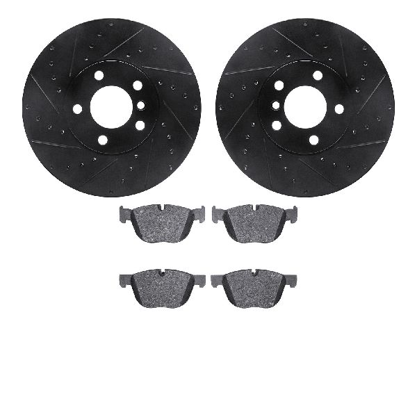 2007-2013 BMW X5 Disc Brake Kit - Front (Dynamic Friction)