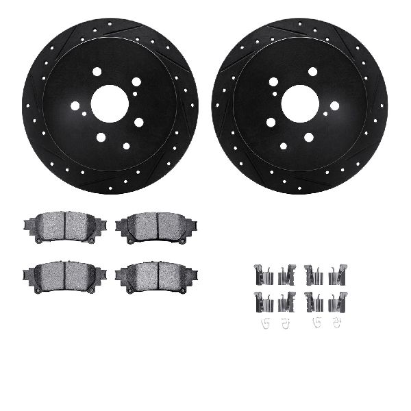 2014-2019 Toyota Highlander Disc Brake Kit - Rear (Dynamic Friction)