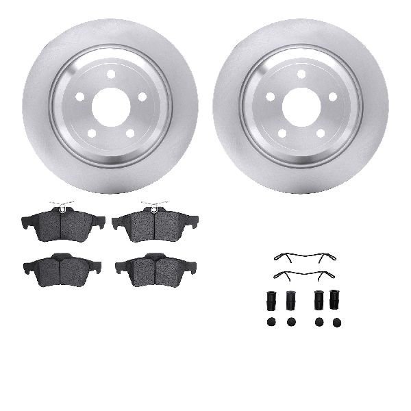 2016-2018 Ford Focus Disc Brake Kit - Rear (Dynamic Friction)