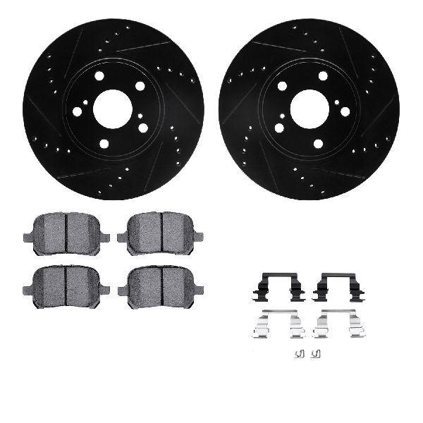 1999-2001 Lexus RX300 Disc Brake Kit - Front (Dynamic Friction)