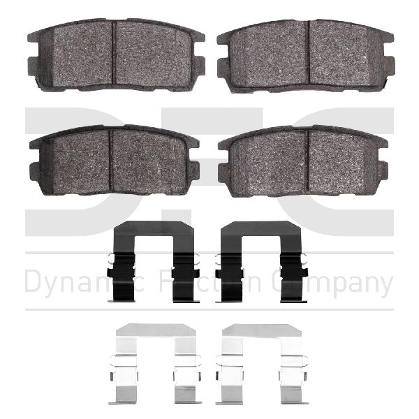2007-2017 Chevrolet Equinox Disc Brake Pad Set - Rear (Dynamic Friction)