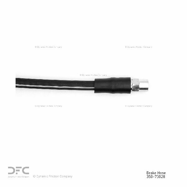 1986-1988 Audi 5000 Brake Hydraulic Hose - Rear Lower (Dynamic Friction)