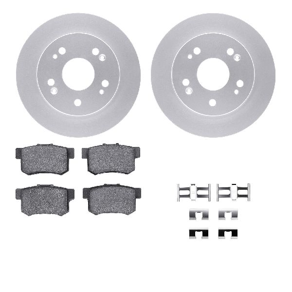 2013-2015 Acura ILX Disc Brake Kit - Rear (Dynamic Friction)