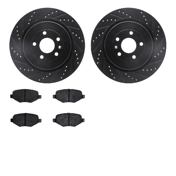 2013-2016 Lincoln MKT Disc Brake Kit - Rear (Dynamic Friction)