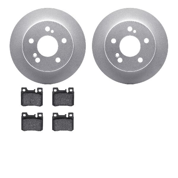 1987-1993 Mercedes-Benz 190E Disc Brake Kit - Rear (Dynamic Friction)
