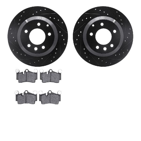 2004-2010 Volkswagen Touareg Disc Brake Kit - Rear (Dynamic Friction)