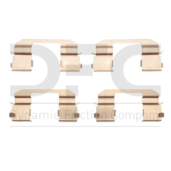 1992-1996 Honda Prelude Disc Brake Hardware Kit - Front (Dynamic Friction)