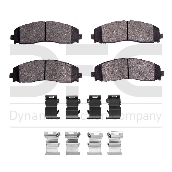 2011-2022 Ford F-350 Super Duty Disc Brake Pad Set - Rear (Dynamic Friction)