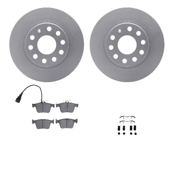 2022-2024 Volkswagen Taos Disc Brake Kit - Rear (Dynamic Friction)