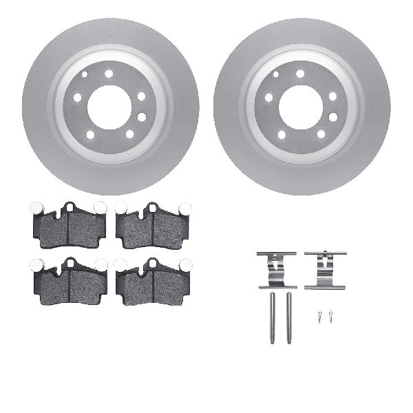 2005-2006 Porsche Cayenne Disc Brake Kit - Rear (Dynamic Friction)