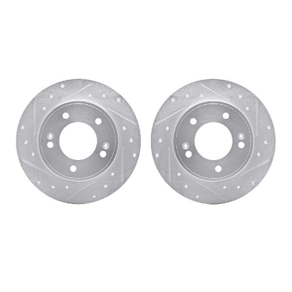 2012-2017 Hyundai Veloster Disc Brake Rotor Set - Rear (Dynamic Friction)