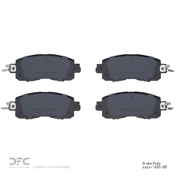 2014-2017 Nissan LEAF Disc Brake Pad Set - Front (Dynamic Friction)