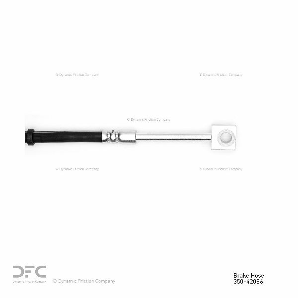 1987-1989 Jeep Wrangler Brake Hydraulic Hose - Front Right (Dynamic Friction)