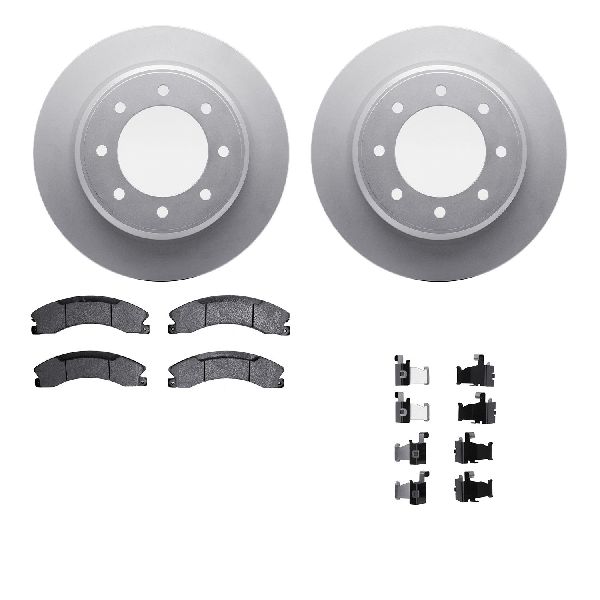 2012-2021 Nissan NV1500 Disc Brake Kit - Rear (Dynamic Friction)