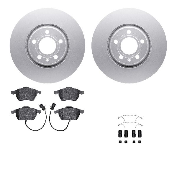 1997-2000 Audi A8 Disc Brake Kit - Front (Dynamic Friction)
