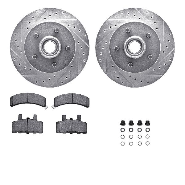 1998-2000 Chevrolet Tahoe Disc Brake Kit - Front (Dynamic Friction)