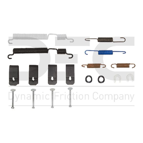 1988-1991 Honda CRX Drum Brake Hardware Kit - Rear (Dynamic Friction)
