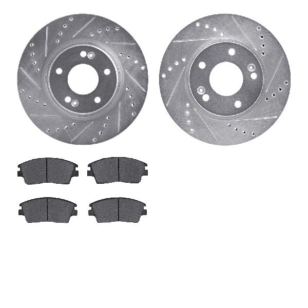 2016-2021 Hyundai Tucson Disc Brake Kit - Front (Dynamic Friction)