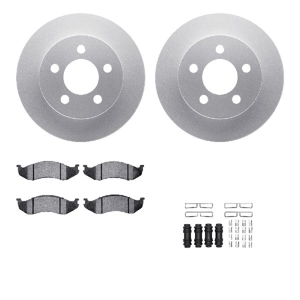 1999-2001 Jeep Cherokee Disc Brake Kit - Front (Dynamic Friction)