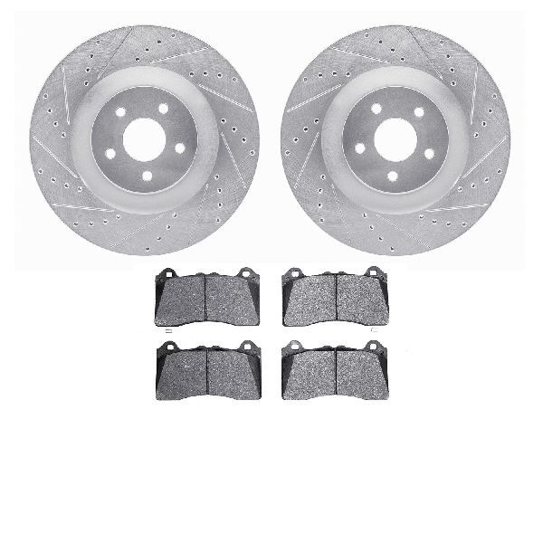 2016-2018 Ford Focus Disc Brake Kit - Front (Dynamic Friction)