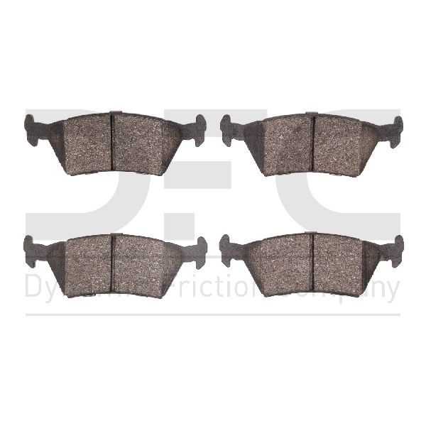 1989-1991 Chrysler TC Maserati Disc Brake Pad Set - Rear (Dynamic Friction)