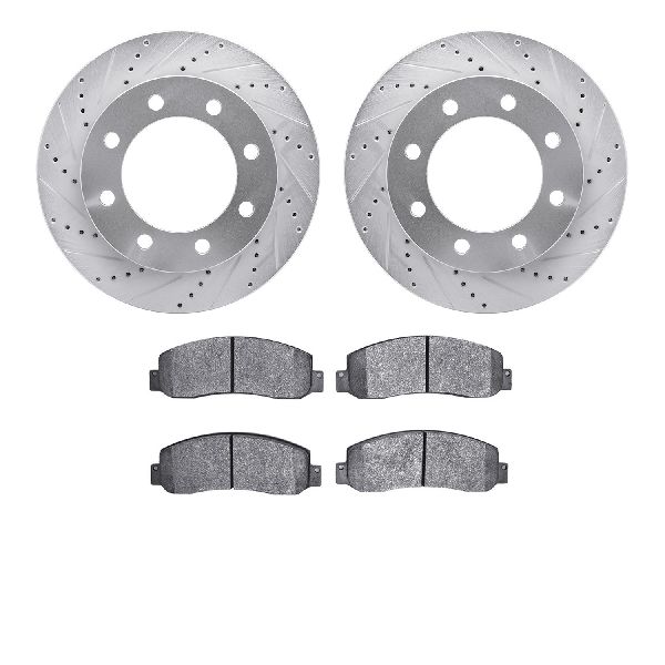2005-2012 Ford F-350 Super Duty Disc Brake Kit - Front (Dynamic Friction)