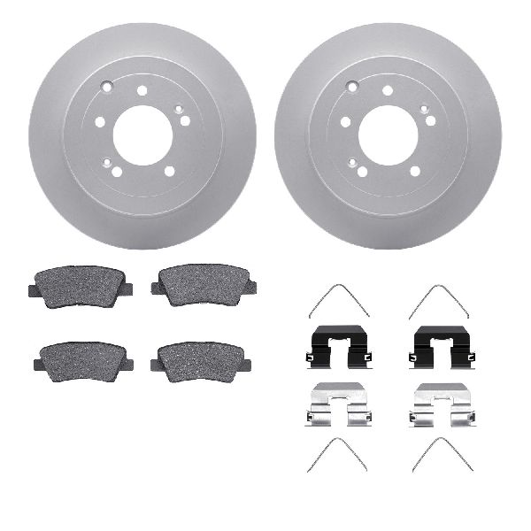 2016-2021 Hyundai Tucson Disc Brake Kit - Rear (Dynamic Friction)