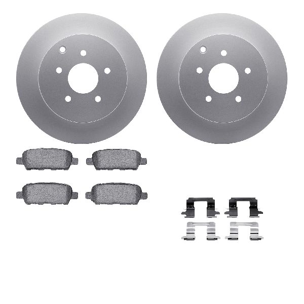 2004-2017 Nissan Quest Disc Brake Kit - Rear (Dynamic Friction)