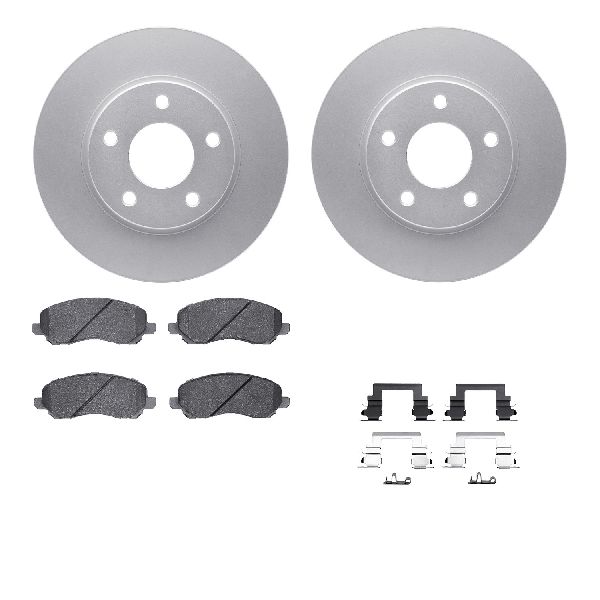 2007-2012 Dodge Caliber Disc Brake Kit - Front (Dynamic Friction)