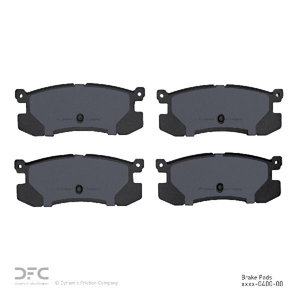 1989-1992 Ford Probe Disc Brake Pad Set - Rear (Dynamic Friction)