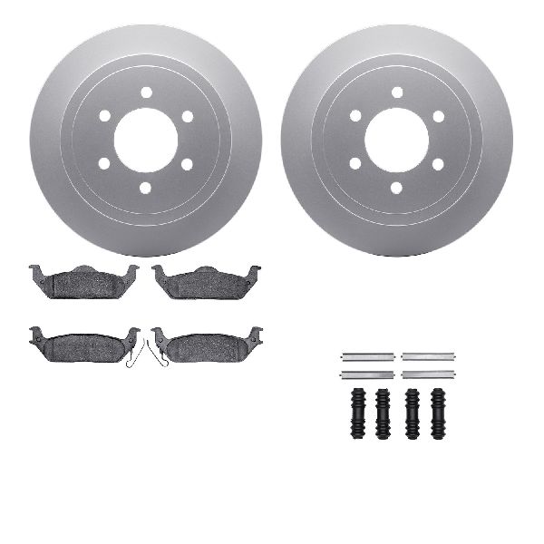 2006-2008 Lincoln Mark LT Disc Brake Kit - Rear (Dynamic Friction)
