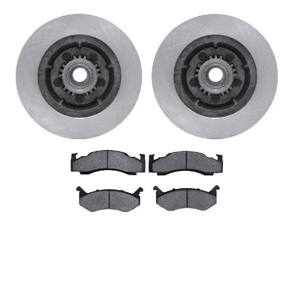 1984 Dodge D100 Disc Brake Kit - Front (Dynamic Friction)