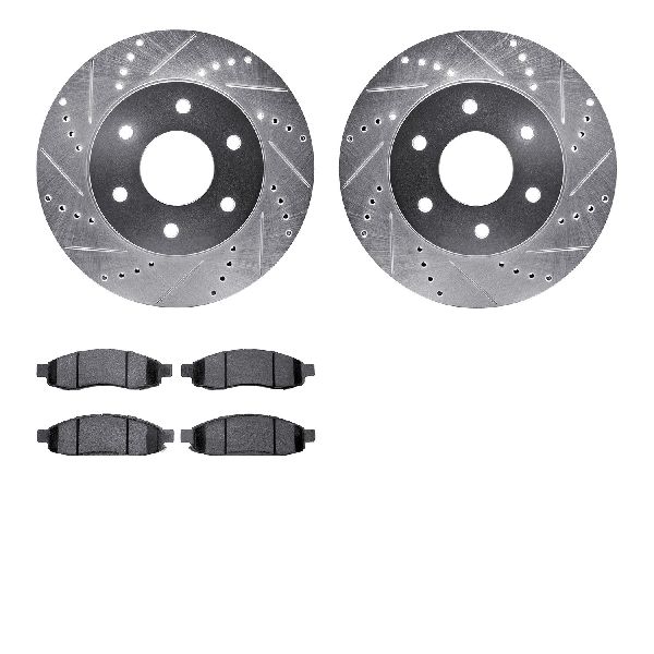 2004 INFINITI QX56 Disc Brake Kit - Front (Dynamic Friction)