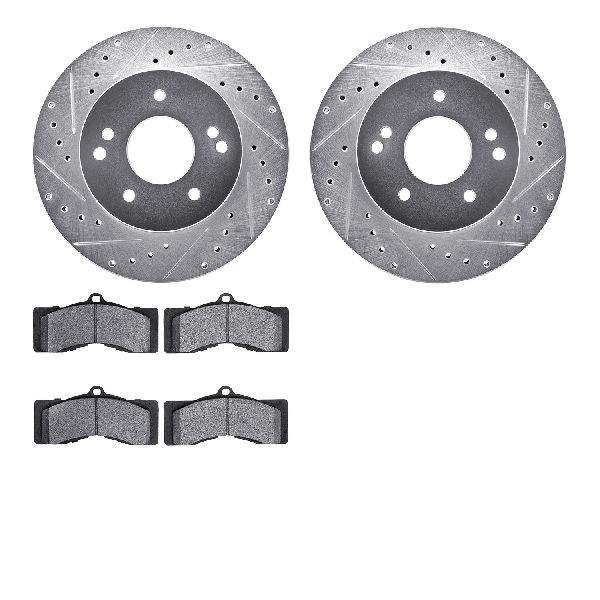 1968-1969 Chevrolet Camaro Disc Brake Kit - Front or Rear (Dynamic Friction)
