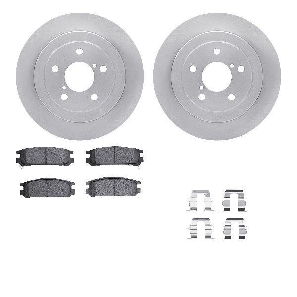 1993-1998 Subaru Impreza Disc Brake Kit - Rear (Dynamic Friction)