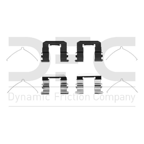 1989-2003 Hyundai Sonata Disc Brake Hardware Kit - Front (Dynamic Friction)