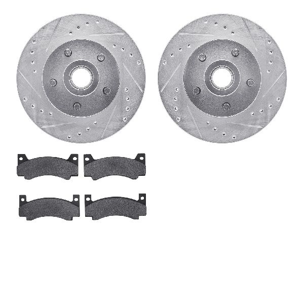 1973-1976 Dodge Charger Disc Brake Kit - Front (Dynamic Friction)