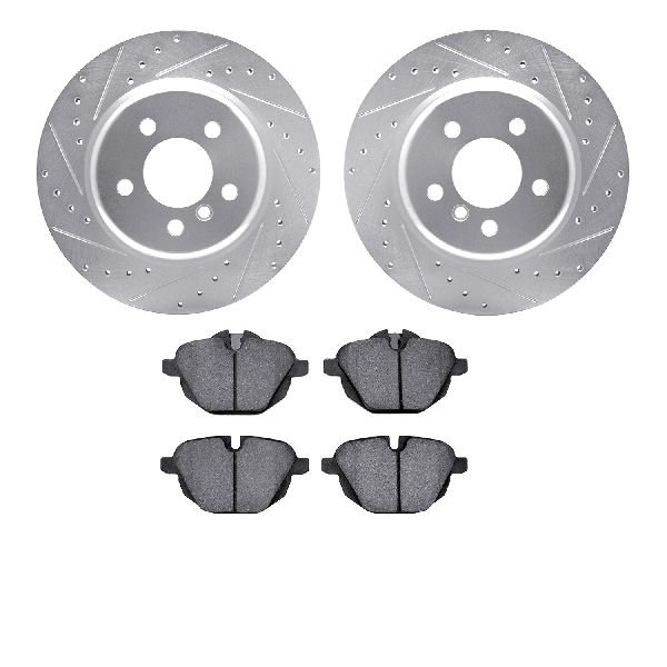 2011-2016 BMW 535i Disc Brake Kit - Rear (Dynamic Friction)