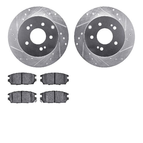 2006-2012 Mitsubishi Eclipse Disc Brake Kit - Rear (Dynamic Friction)