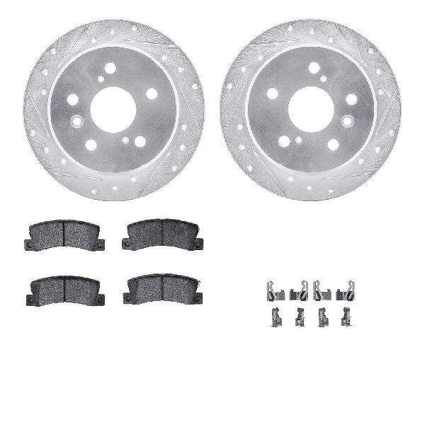 1997-1999 Toyota Camry Disc Brake Kit - Rear (Dynamic Friction)