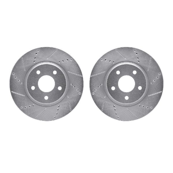 2005-2006 Pontiac Pursuit Disc Brake Rotor Set - Front (Dynamic Friction)